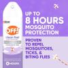 image:imageOFF Clean Feel Insect Repellent Aerosol with 20 Picaridin Bug Spray with Long Lasting Protection from Mosquitoes Feels Good on Skin 5 oz75 Ounce Pack of 1