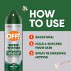 image:imageOFF Deep Woods Insect Repellent Aerosol Bug Spray with Long Lasting Protection from Mosquitoes and Ticks 6 oz9 Ounce Pack of 1