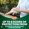 image:imageOFF Deep Woods Mosquito and Insect Repellent Wipes Long lasting 12 Individually Wrapped Wipes Pack of 1
