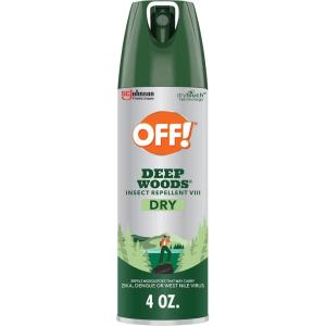 image:imageOFF Deep Woods Insect Repellent Aerosol Dry NonGreasy Formula Bug Spray with Long Lasting Protection from Mosquitoes 4 oz