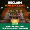 image:imageOFF Backyard Citronella Scented Candle Ambiance Enhancing Centerpiece Burns for up to 25 Hours 8 oz Pack of 218 Ounce Pack of 1