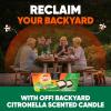 image:imageOFF Backyard Citronella Scented Candle Ambiance Enhancing Centerpiece Burns for up to 25 Hours 8 oz Pack of 28 Ounce Pack of 2